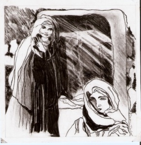 Mary Magdalene and the Other Mary at the Tomb